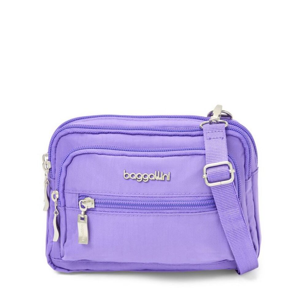 baggallini Women's Triple Zip Bagg Small Crossbody Bag